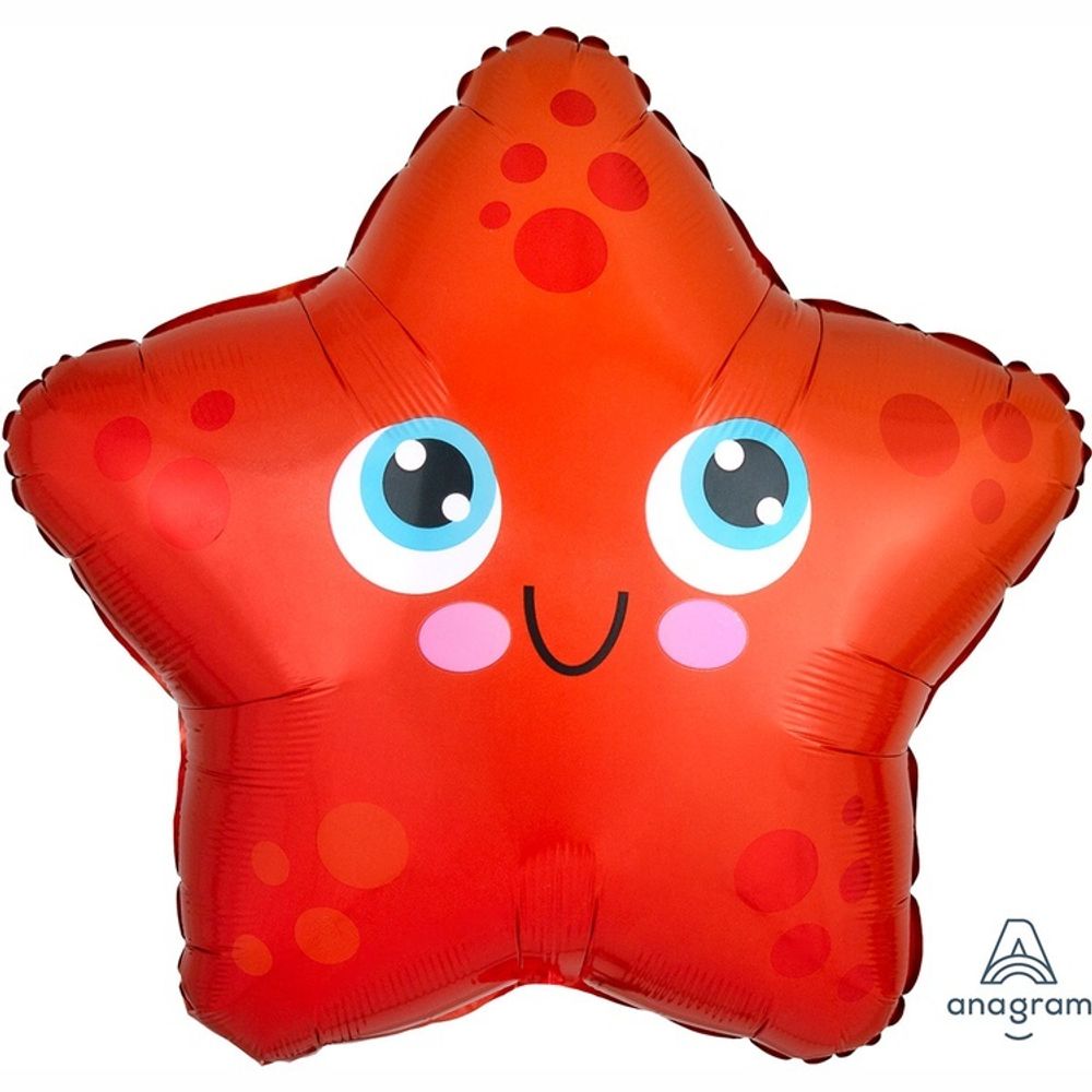 Шар Фигура Звезда морская красная Шар Фигура Звезда морская красная