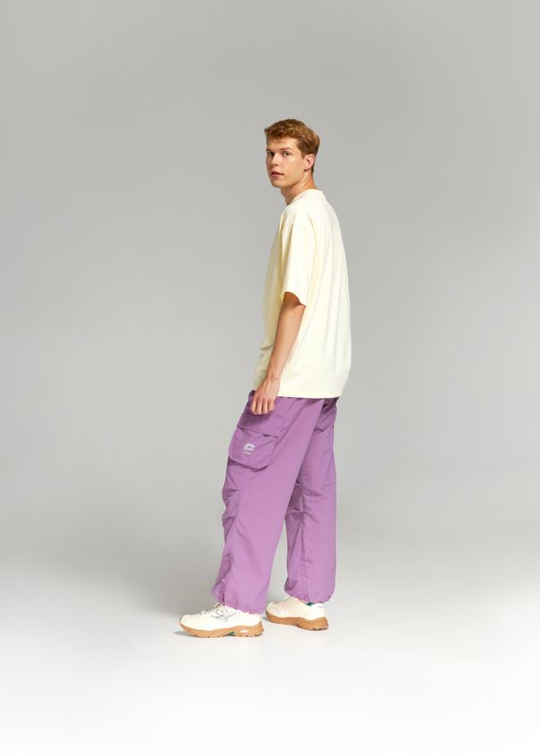 Брюки Multi pocket сиреневые - фото 3