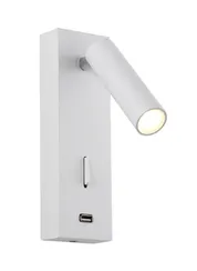 Бра CLT 210 CLT 210W USB WH Crystal Lux