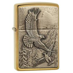 ажигалка ZIPPO Eagles Brushed Brass (20854)