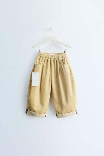 ZARA TIMELESS — ВЕЛЬВЕТОВЫЕ БРЮКИ, ОХРА