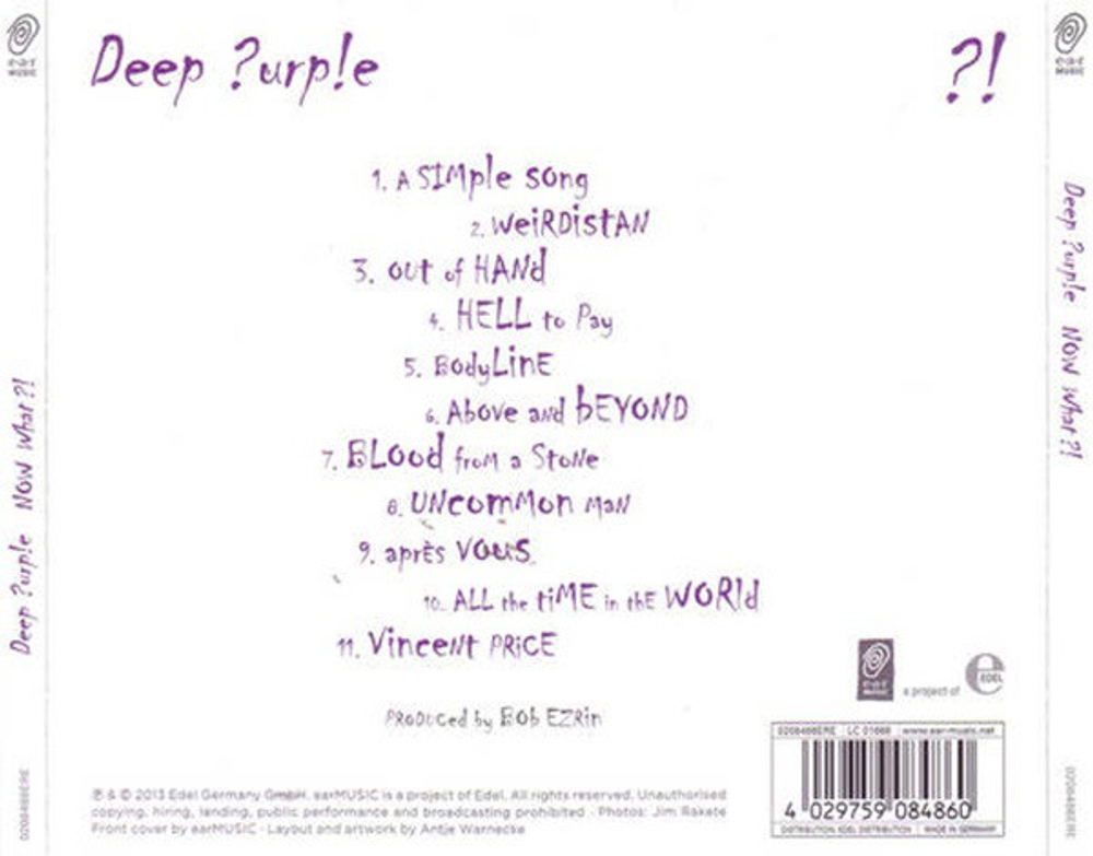 Deep Purple / Now What?! (CD)
