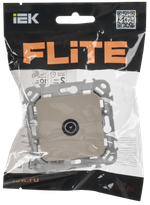 FLITE Розетка TV экранированная оконечная тип M РТВм-1-1-1-ФлЛ льняной IEK