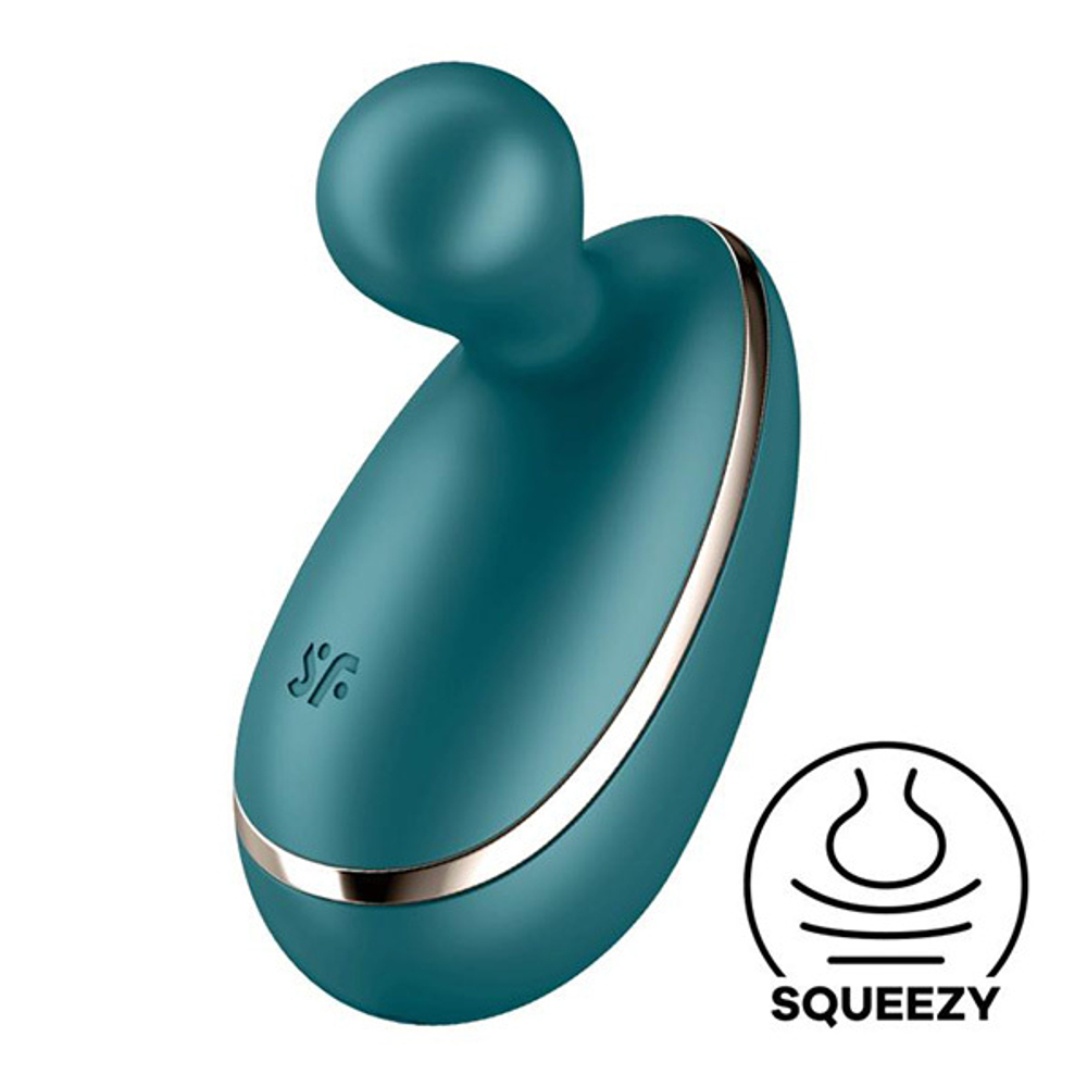 Зеленый мини-вибратор Satisfyer Spot On 1
