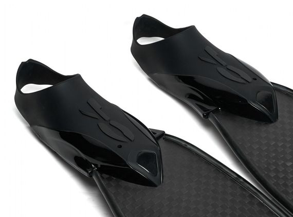 Ласты C4 Carbon Sportech Rubber Carbon T700 черный
