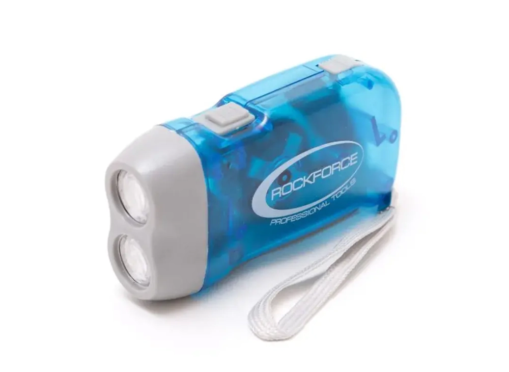 Ручной динамо-фонарь (2 LED) RockFORCE RF-02R060