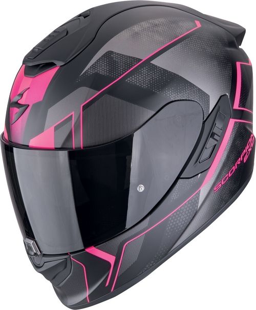 Купить Мотошлем Интеграл Scorpion EXO Exo-1400 Evo II Intensio / Матовый / Черно-розовый