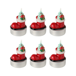 Набор декоративных свечей festive stocking из коллекции new year essential, 6 шт.