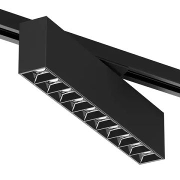 Однофазный трековый светодиодный светильник 20W 4000К DK6444-BK чёрный Denkirs