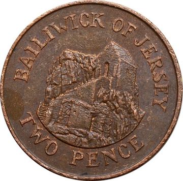 2 пенса 1983-1992 Джерси