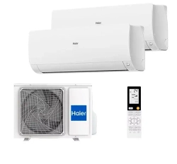 Мульти сплит-система Haier на 2 комнаты (20+20 кв.м.) FLEXIS White