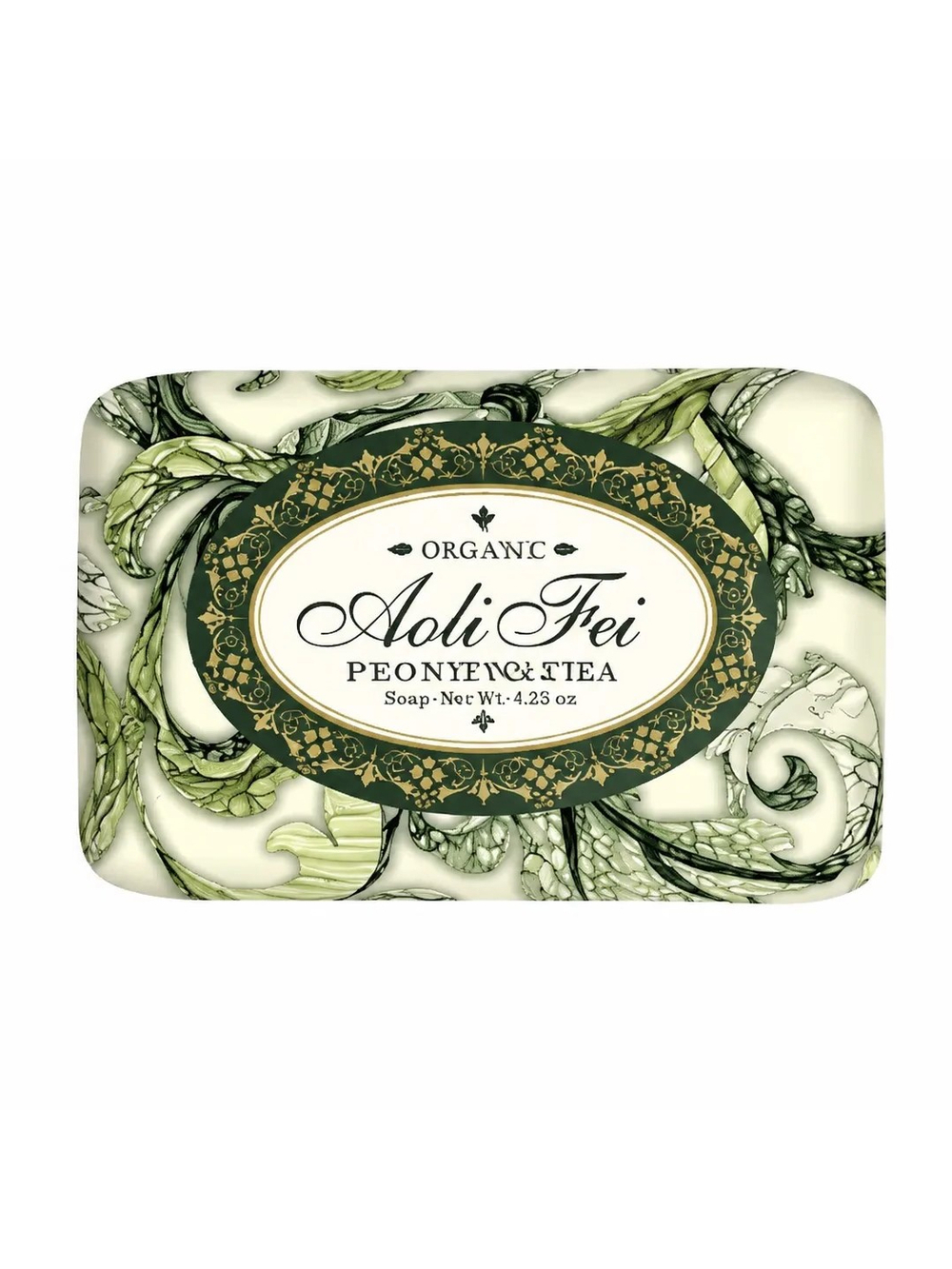 Мыло туалетное с ароматом чая матча AOLI FEI Tea Polyphenols Matcha Soap 120 гр