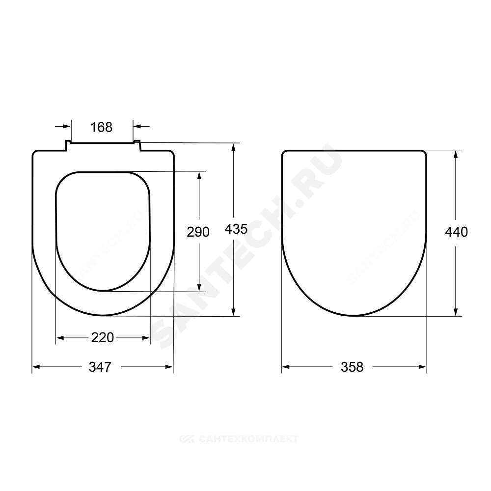 Сиденье для унитаза дюропласт микролифт белое Debba Round Roca ZRU9307607