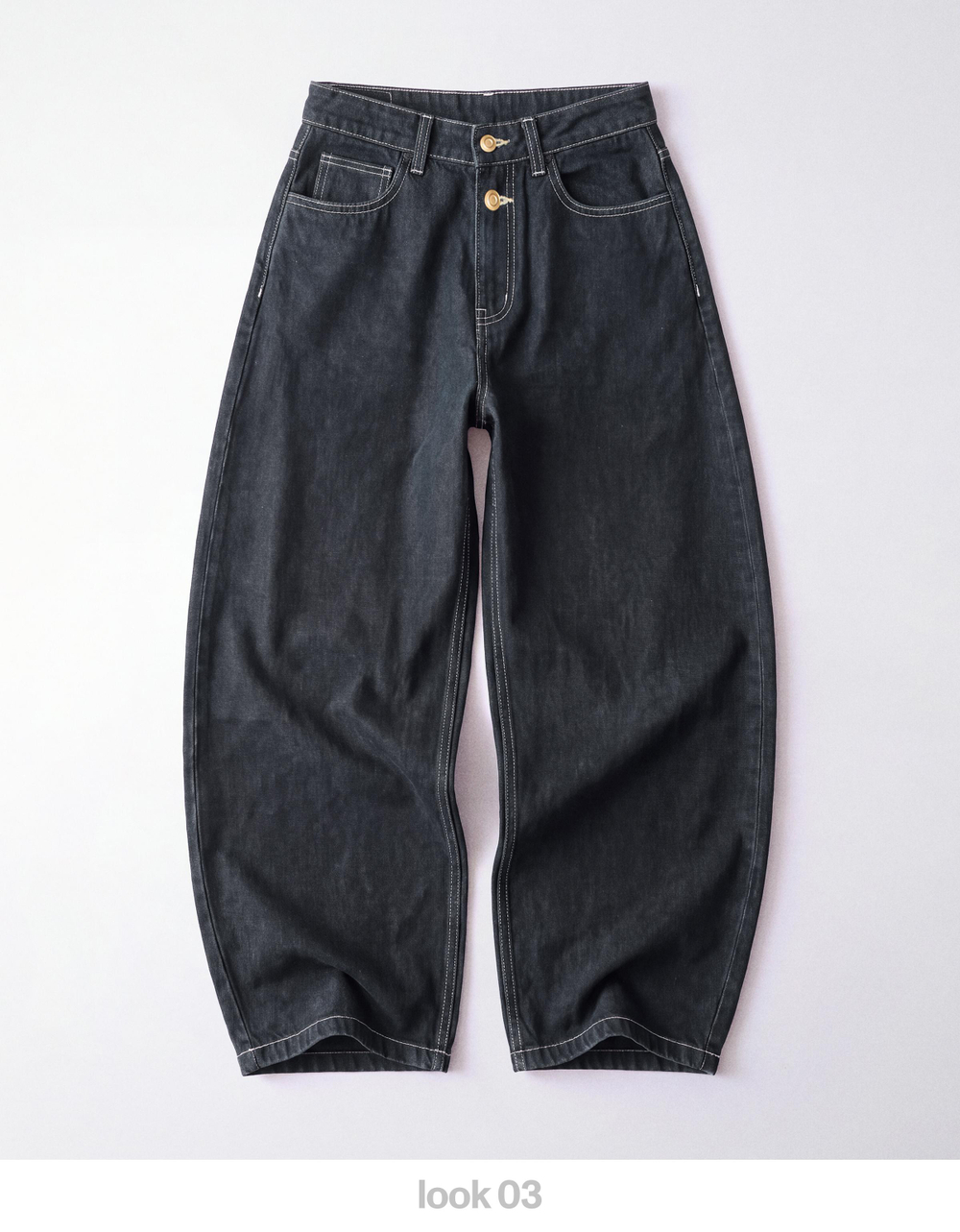 Мужские джинсы barrel fit, арт. 2581/335 - BERSHKA