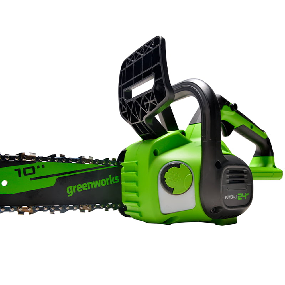 Цепная пила аккумуляторная Greenworks Арт. 2007707UB, 24V, 25см, c АКБ 4Ач и ЗУ