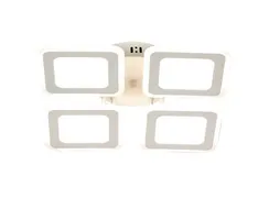 Люстра потолочная светодиодная Rilon 2581/4 WHITE, 68 Вт, белая
