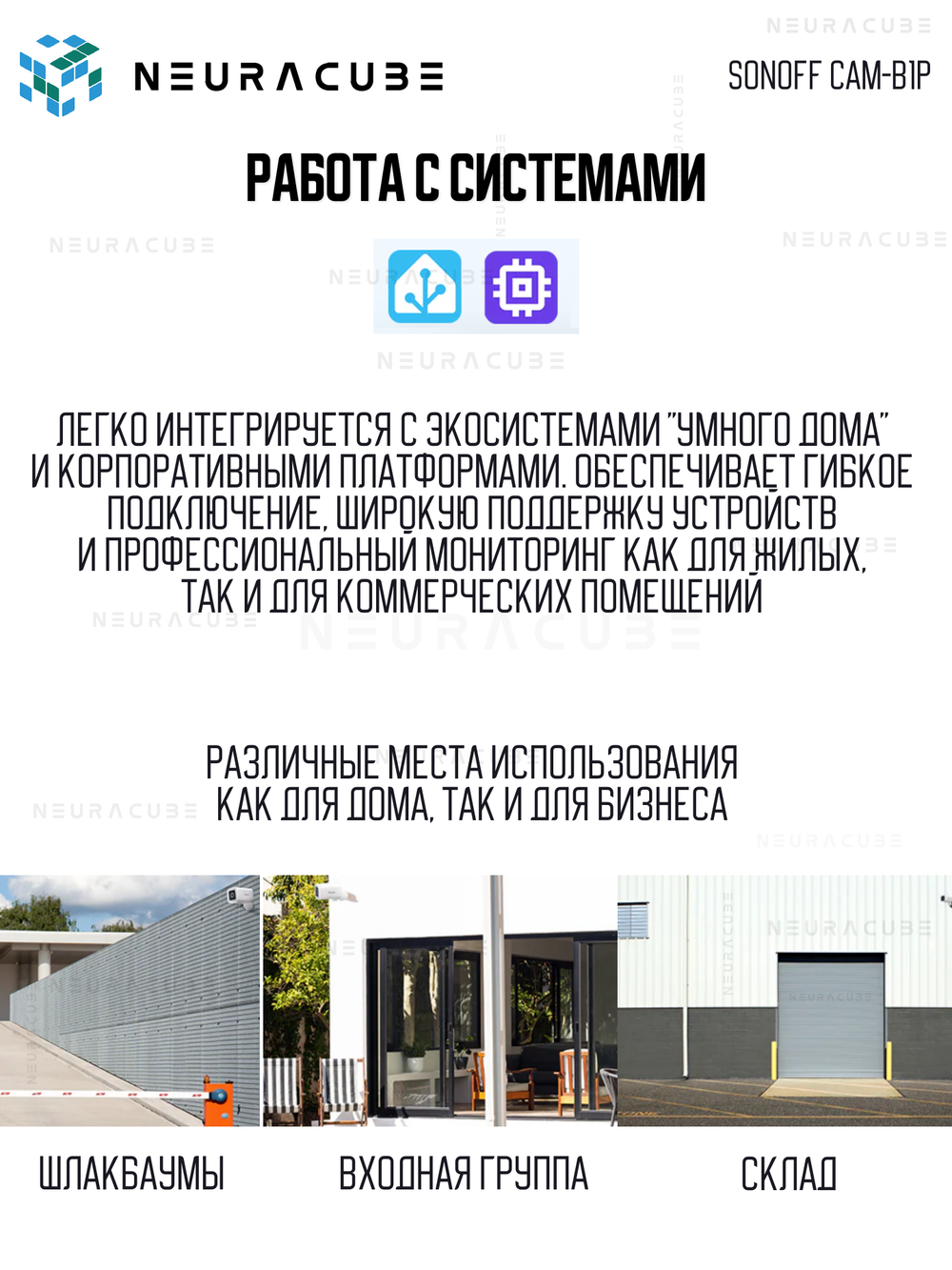 Уличная поворотная IP-Камера SONOFF CAM-B1P