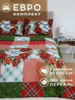 Постельное белье евро нав. 50х70 Александрия