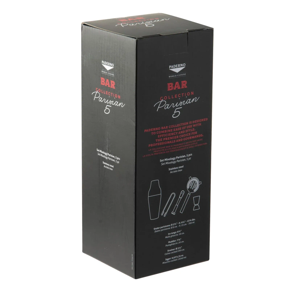 Paderno Набор парижского бармена 5 предметов EAN 8014808424182