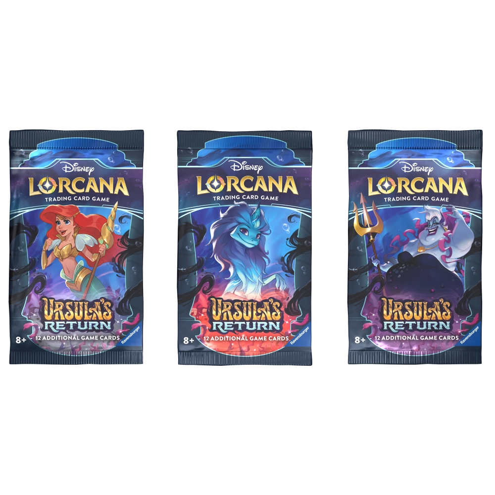 Дисплей бустеров Lorcana TCG выпуска Ursula's Return на английском языке
