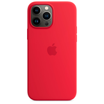 Силиконовый чехол с поддержкой MagSafe Apple Silicone Case для iPhone 13 Pro Max, Red (Красный)