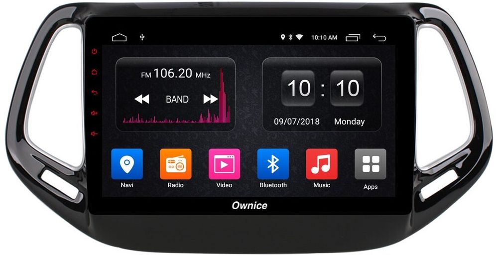 Магнитола для Jeep Compass 2016+ - Kuberg OL-1255 IPS, Android 10, 4G SIM-слот