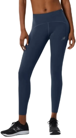 Женские леггинсы New Balance Impact Run Tight - натуральный индиго