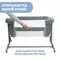 Детская кроватка Chicco Next2Me Magic Evo Dark Grey