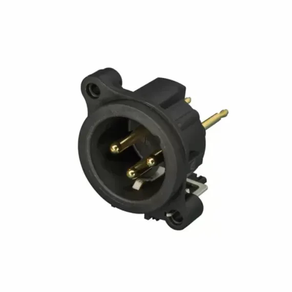 Neutrik NC3MAV панельный разъем XLR female, вертикальная установка на ПП