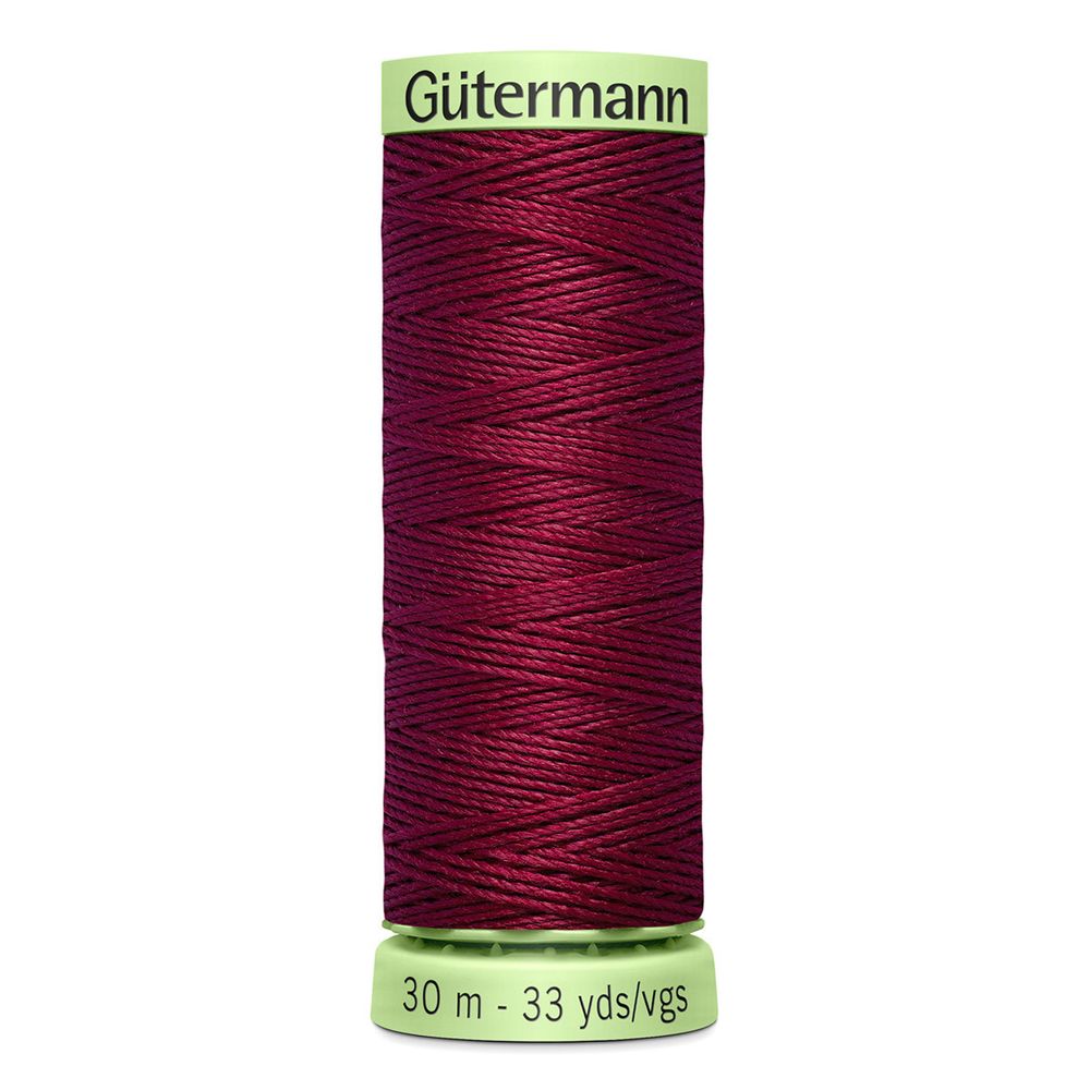 Нитки отделочные Gutermann Top Stitch 30 (30 метров), 5 кат. | 375 красная слива