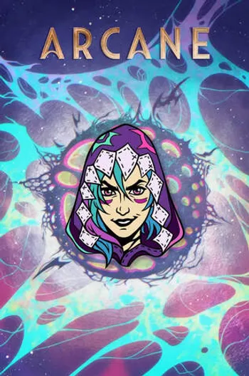 Металлический пин «Arcane: Prodigy Jinx»