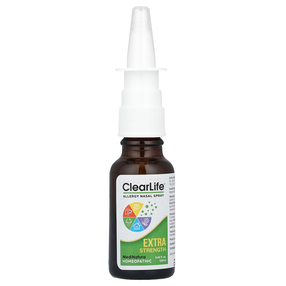 MediNatura, ClearLife™, назальный спрей от аллергии, 20 мл (0,68 жидк. унции)