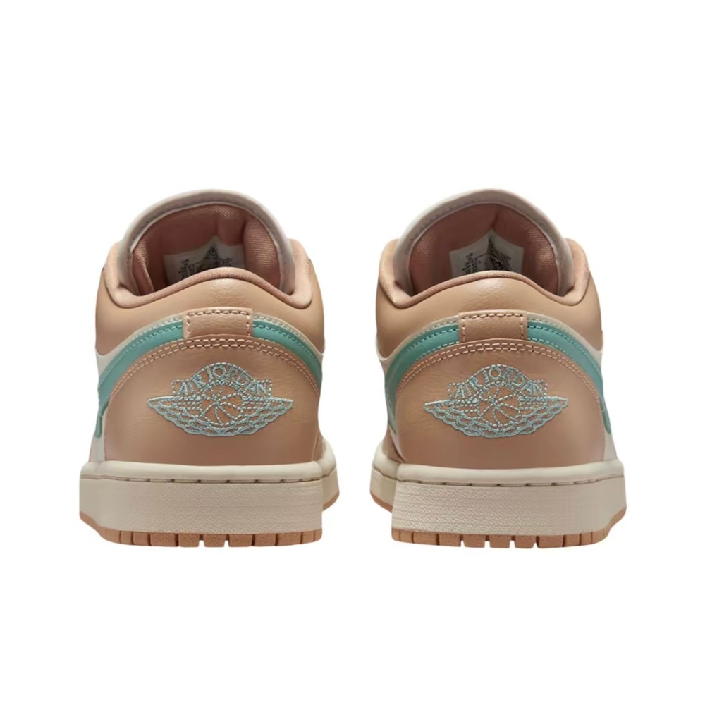 alt="Логотип Wings на пятке Air Jordan 1 Low Hemp Cannon"