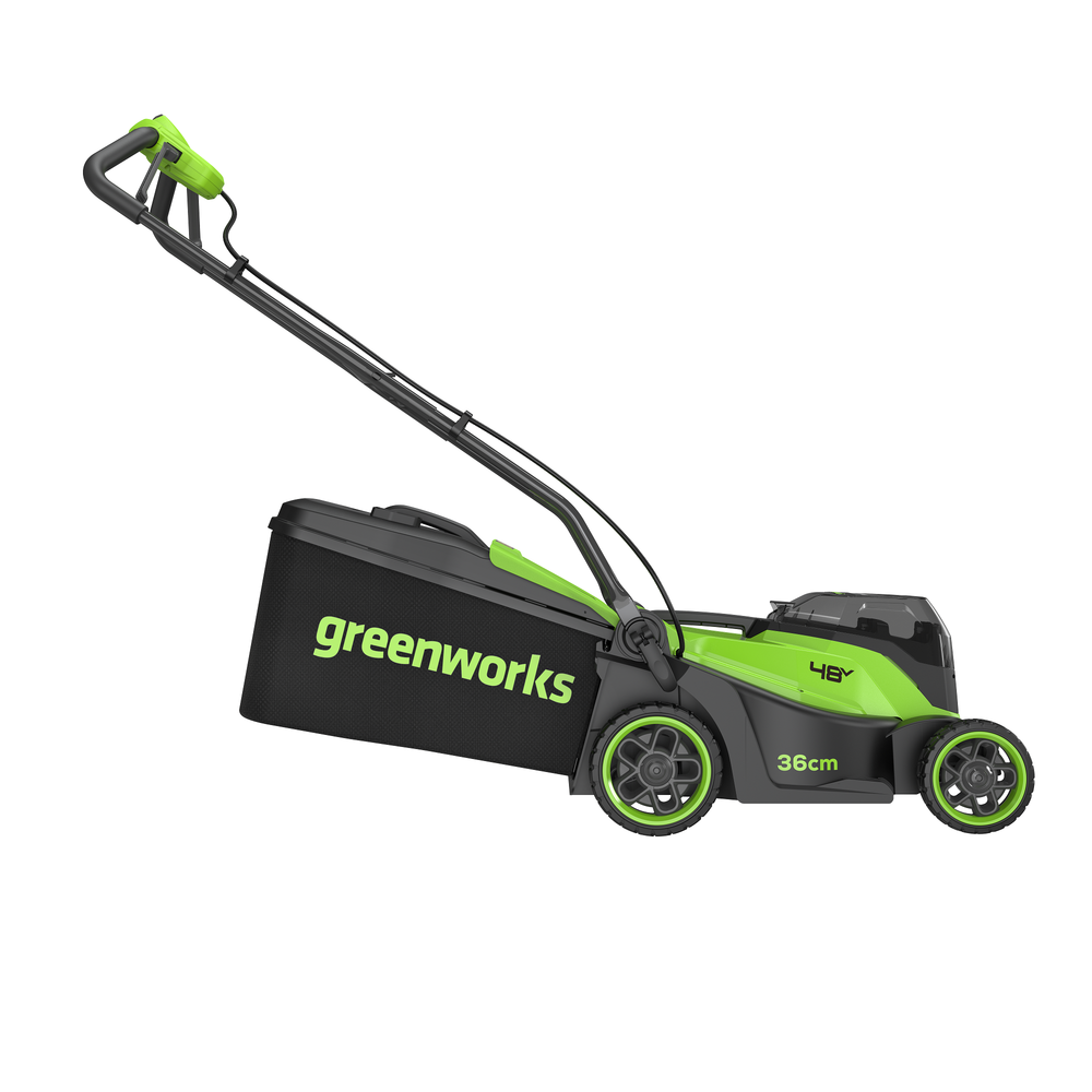 Аккум. газонокосилка GREENWORKS GD24X2LM361 бесщеточная c 2хАКБ 4Ач и ЗУ 2520707UD