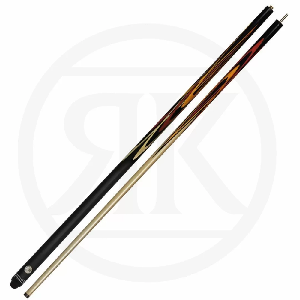 Кий Коралл, черный граб/красный граб /белый граб, 16-запилов, 2PC