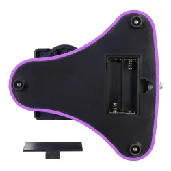 Микроскоп Levenhuk Rainbow 50L Amethyst\Аметист - вид на батарейный отсек снизу основания