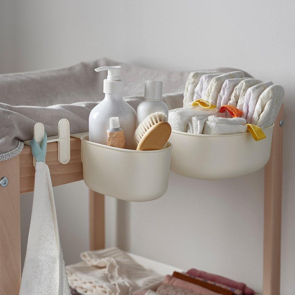 IKEA ÖNSKLIG  (ИКЕА ÖНСКЛИГ)  -  Накладные корзины, 4 штуки, белые