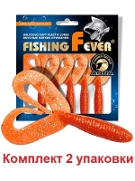 Мягкая приманка твистер FishingFever 8,5cm,4,8g,2 уп по 5 шт