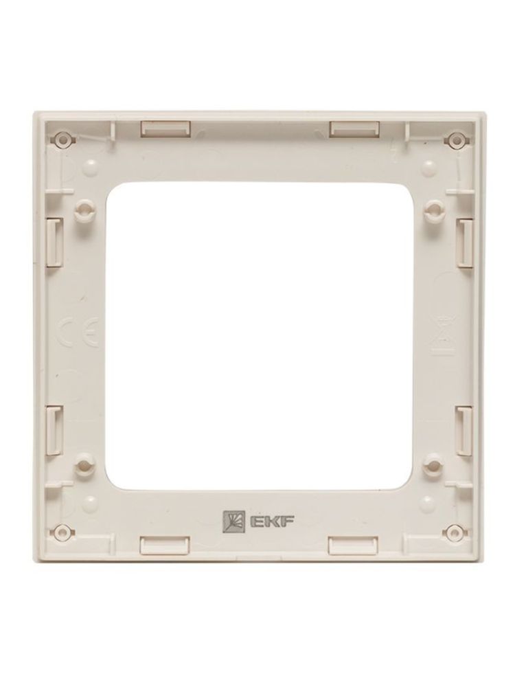 Рамка 1-местная белая EKF Стокгольм EXM-G-302-10 x 25 шт