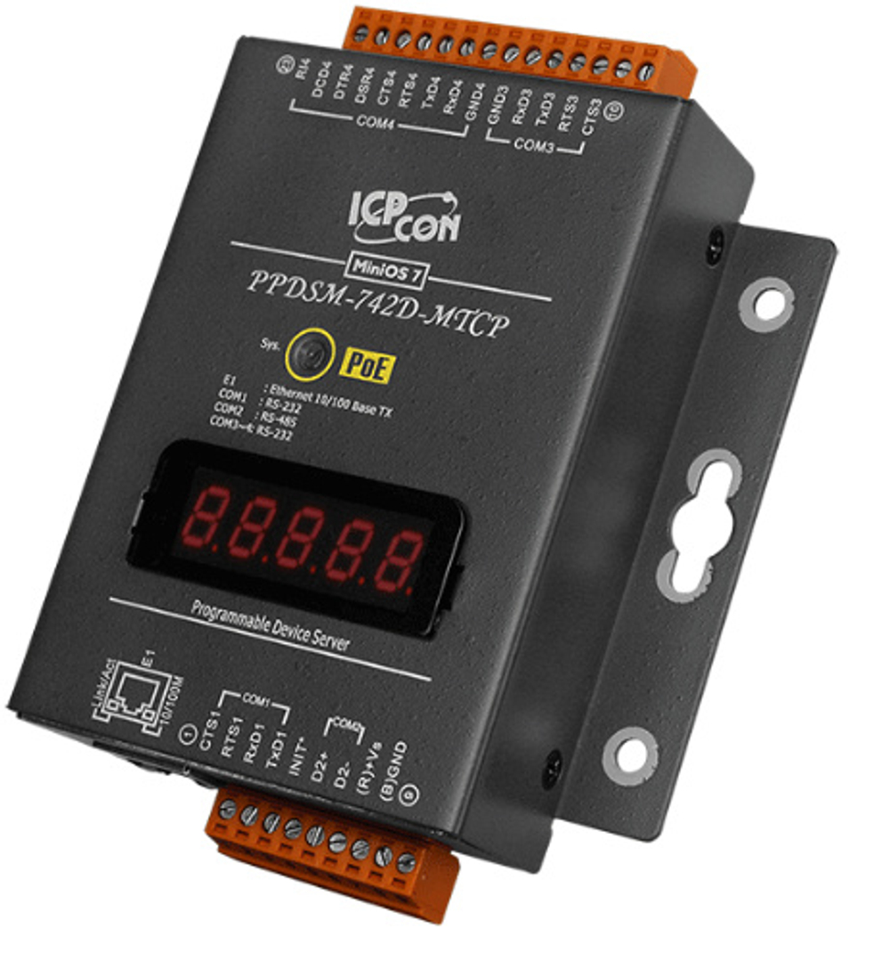 Преобразователь ICP DAS PPDSM-742D-MTCP CR