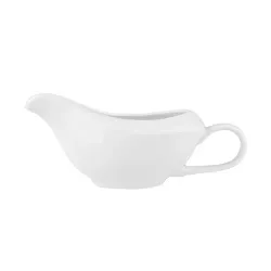 Соусник 160 мл 16,5*6,5 см h6,5 см с ручкой белый фарфор P.L. Proff Cuisine [6]
