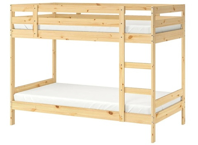 Двухъярусная кровать Ikea Мидал MYDAL, массив сосны