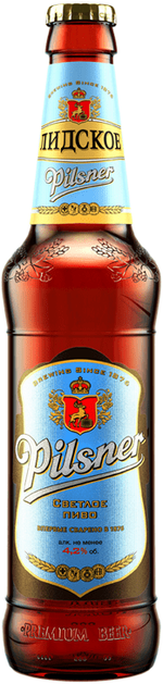 Пиво Лидское Пилснер / Lidskae Pilsner 0.5 - стекло