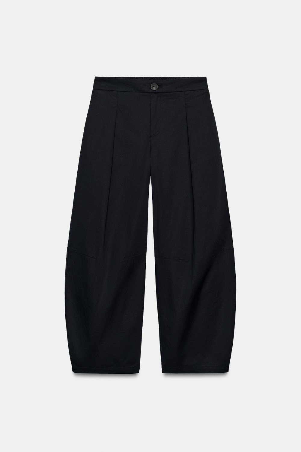 БРЮКИ BARREL ИЗ ПОПЛИНА — ZARA