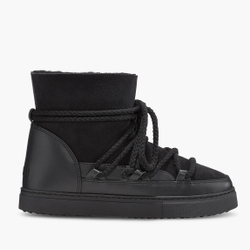 Высокие комбинированные кеды INUIKII Sneaker Classic Black на меху