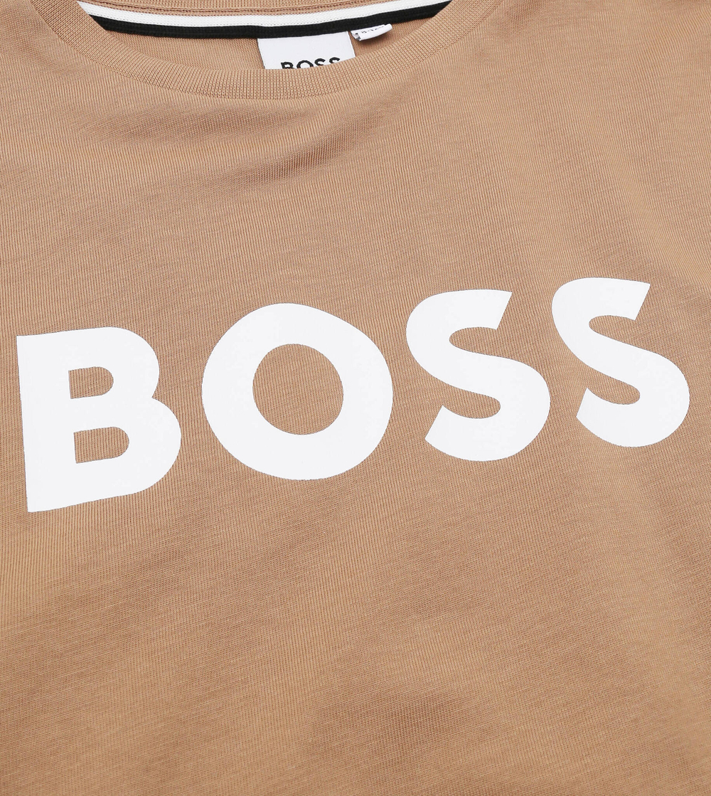 Футболка BOSS Kidswear - коричневый(J50718)