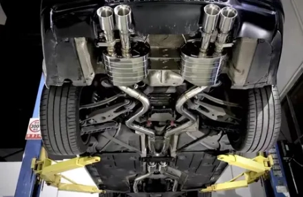 Выхлопная система с заслонками для BMW M3, E90, E92, E93 4.0