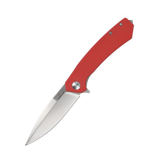 Складной нож Adimanti by Ganzo (Skimen design) красный c клинком из стали D2, рукоять G10