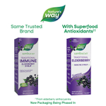 Nature's Way, Sambucus®, традиционный сироп для укрепления иммунитета, бузина, 240 мл (8 жидк. унций)