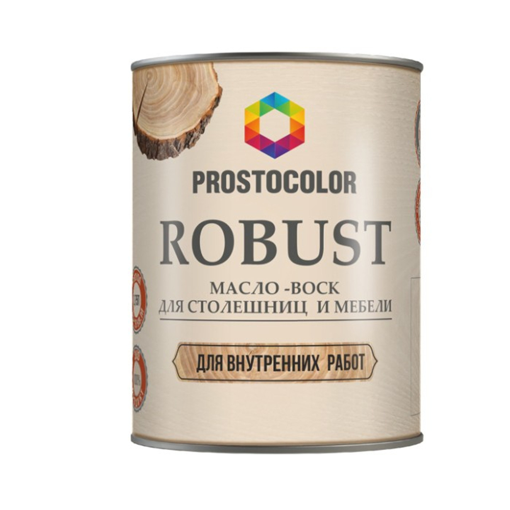 101060 Масло для столешниц и мебели PROSTOCOLOR ROBUST (дуб) 0,4л